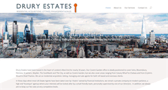 Desktop Screenshot of druryestates.co.uk